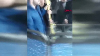 Ankara Kara Saplanan Otobüsü Zıplayarak Bulunduğu Yerden Çıkardılar