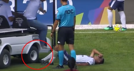 Sakatlanan Oyuncuyu Saha Kenarına Taşımak İçin Gelen Araç, Genç Oyuncunun Ayağını Ezdi