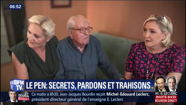 Enquête BFMTV sur la dynastie Le Pen : ce moment où le patriarche se réconcilie avec ses filles pour ses 90 ans