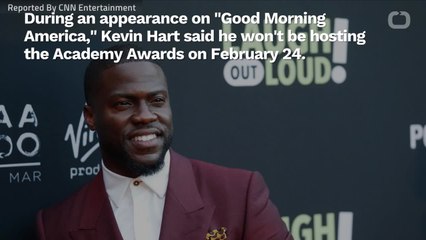 Kevin Hart Is 'Over It' And Says He Won't Host The Oscars
