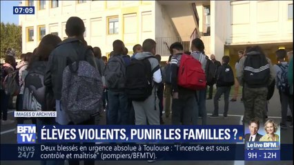 Le gouvernement envisage de couper les allocations aux parents des élèves violents