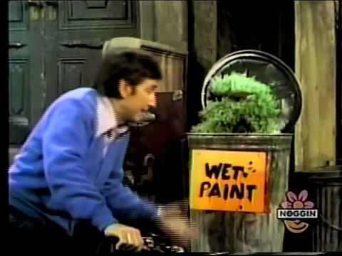 Classic Sesame Street - Oscar's Wet Paint Sign (All 4 segments)