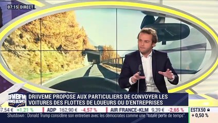 "DriiveMe est devenue un vrai logisticien de voitures", Geoffroy Lambert - 10/01