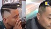 Man accidentally gets ‘play button’ haircut