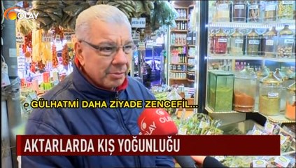 Aktarlarda kış yoğunluğu