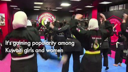 Kuwaiti girls fight bullying and violence with martial arts