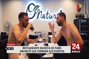 Francia: primer restaurante nudista de París cerrará porque no da resultados