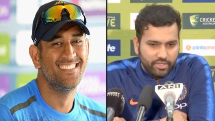 India vs Australia : MS Dhoni Is A 'Guiding Light' Says Rohit Sharma | Oneindia Telugu