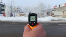Sivas'ta termometreler - 24'ü gösterdi, Kızılırmak üzerinde buz adacıkları oluştu