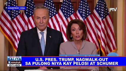 GLOBALITA: US Pangulong Trump, nagwalk-out sa pulon niya kay Pelosi at Schumer