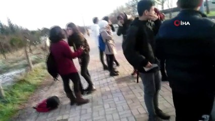 Öğrenci servisi halk otobüsüne çarpıştı: 8 yaralı