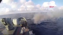 Deniz Kuvvetleri Komutanlığı'ndan, Ege ve Doğu Akdeniz'de Fiili Silah Atış Eğitimleri