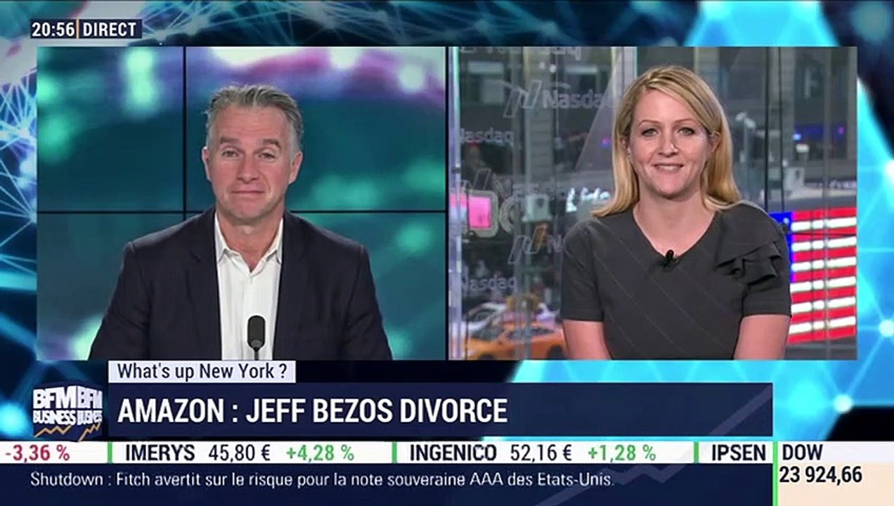 What's Up New York: Jeff Bezos divorce… Quel impact pour Amazon ? - 09/01