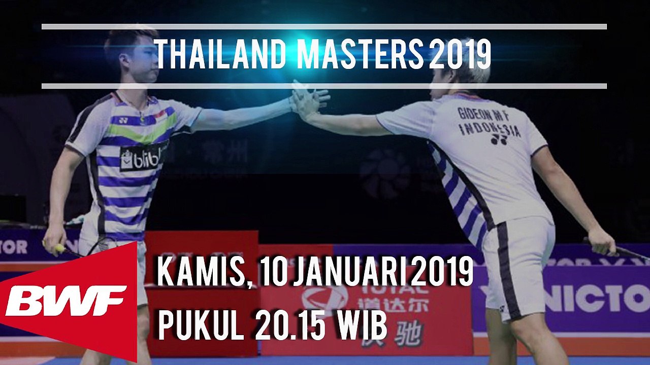 Jadwal Pertandingan Thailand Masters 2019, Ganda Putra Indonesia Beraksi