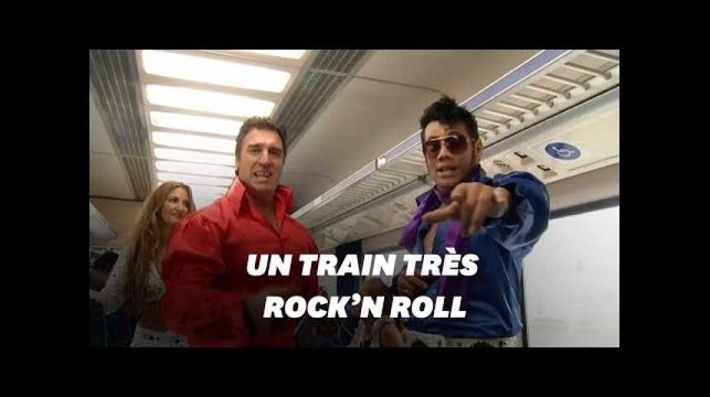 Les fans d'Elvis Presley célèbrent leur idole à bord d'un train