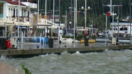 Marmaris’e son 24 saatte metrekareye 41 kilogram yağış düştü