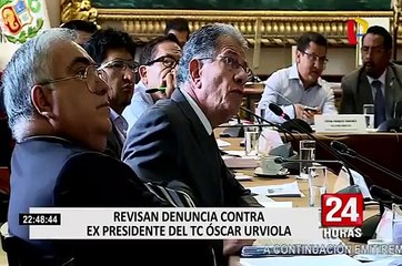 Revisan denuncia contra Óscar Urviola, expresidente del TC