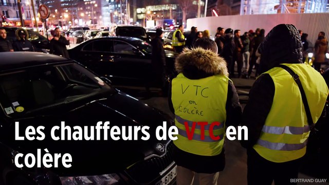 Les chauffeurs de VTC manifestent pour un tarif minimum