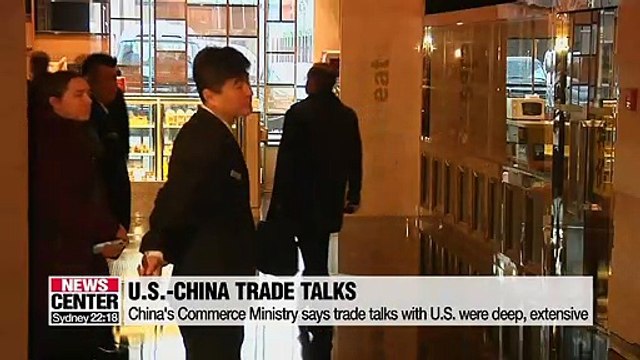 China says trade talks with U.S. 'extensive', U.S. says China to buy more U.S. goods