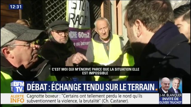 La situation, elle est impossible. Sébastien Lecornu vivement interpellé par des gilets dans les Hautes-Alpes