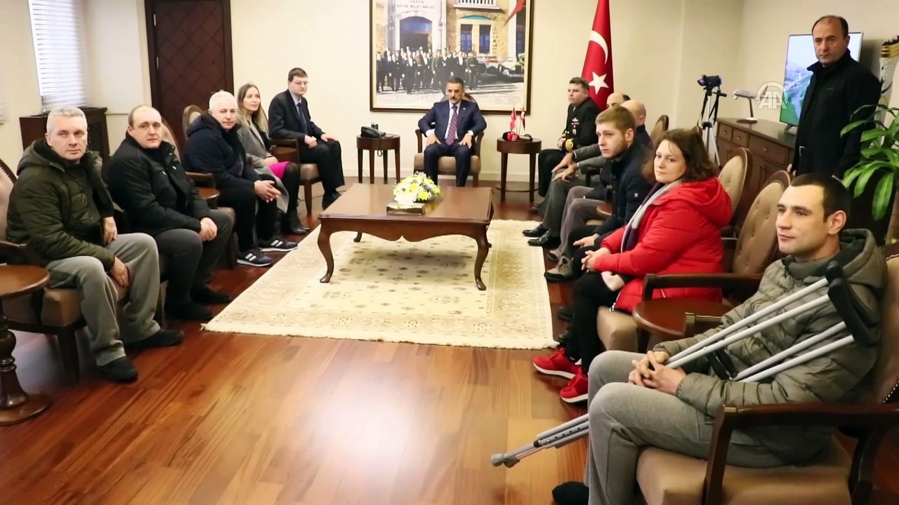 Samsun açıklarında batan gemi - Ukrayna heyetinden Vali Kaymak'a ziyaret - SAMSUN