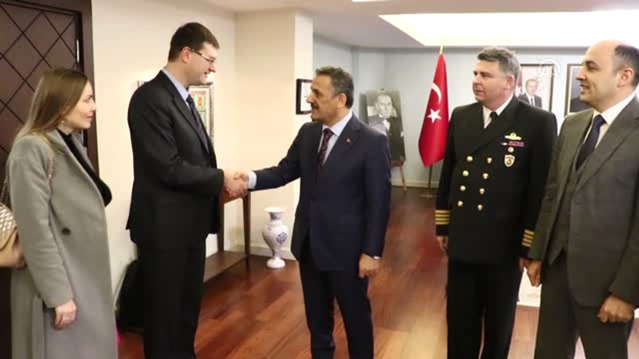 Samsun Açıklarında Batan Gemi - Ukrayna Heyetinden Vali Kaymak'a Ziyaret