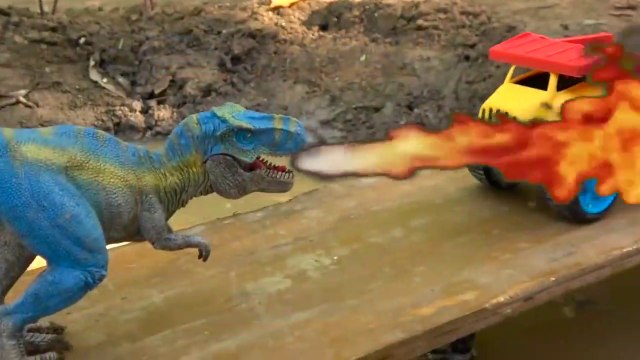 Learn Colors With Blocks and Small Cars Toys Excavator Dump Truck Video for Kids | Toy School