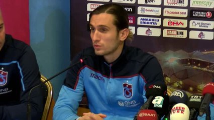Spor Trabzonsporlu Yusuf ve Pereira Basın Toplantısında Konuştu