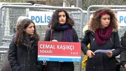 İstanbul- Cemal Kaşıkçı'nın Son Geçtiği Sokağa Sembolik Olarak Adını Verdiler