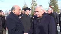 TBMM Başkanı Binali Yıldırım, 3.ordu Komutanı İsmail Serdar Savaş'ın Annesinin Cenaze Törenine...