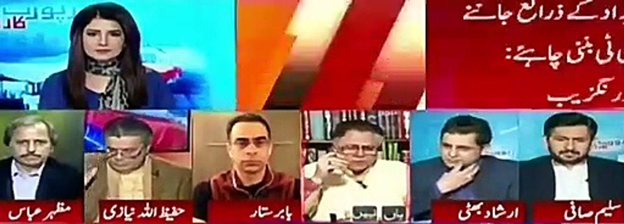 نوازشریف کے بدترین مخالف حسن نثار کے ھاتھوں تبدیلی سرکار اور اس کے فواد چوہدری کی ہلکی پھلکی چھترول