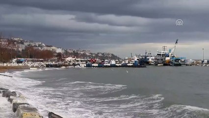 Marmara Denizi'nde ulaşıma lodos engeli - TEKİRDAĞ