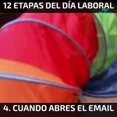 Las 12 etapas de la jornada laboral