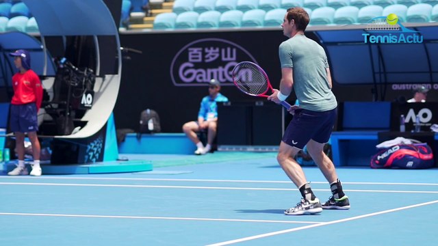 Open d'Australie 2019 - Andy Murray est de retour à Melbourne et s’est entrainé avec Novak Djokovic