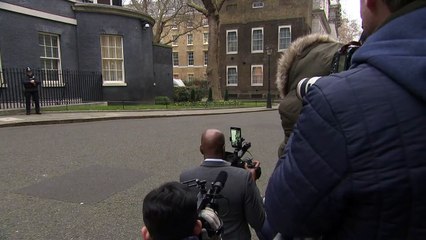 Theresa May and Shinzō Abe meet for talks