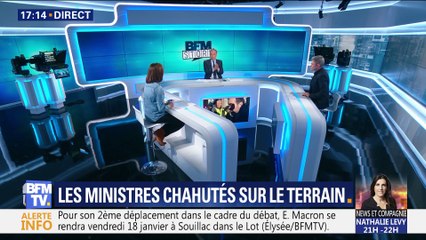Les ministres chahutés sur le terrain