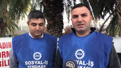 Aydın'da işten çıkarılan otobüs şoförlerinin davası