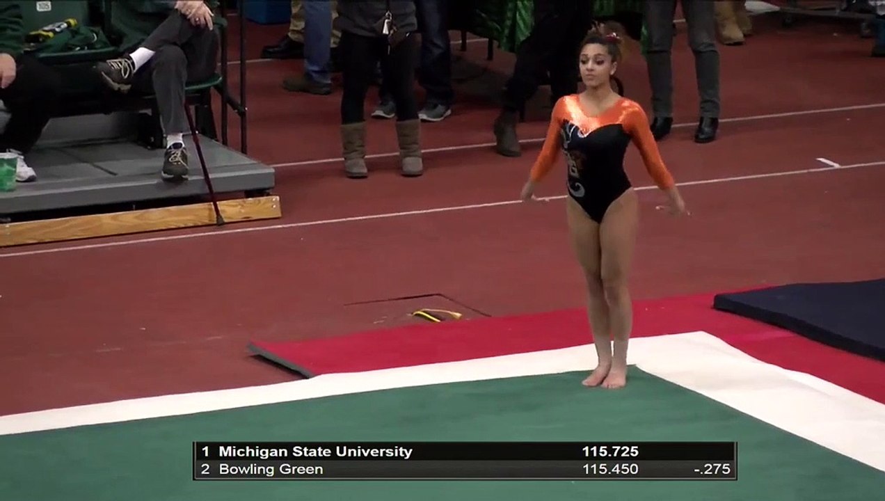 l. mitchell, floor 2018, vs msu