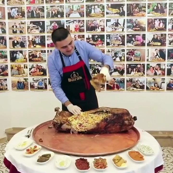 The most beautiful meat cook