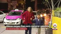 Decenas de automovilistas hacen fila en gasolineras de la CdMx