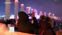 Vea como fue la última edición del festival de hielo que se celebra en China