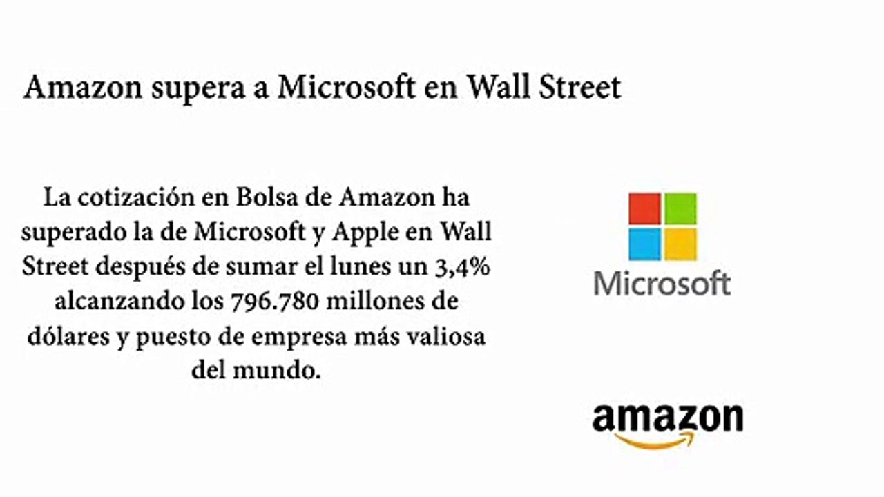 Ibrahim Velutini Sosa: Amazon supera a Apple en wallstreet