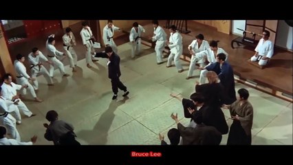 bruce lee action movie video
