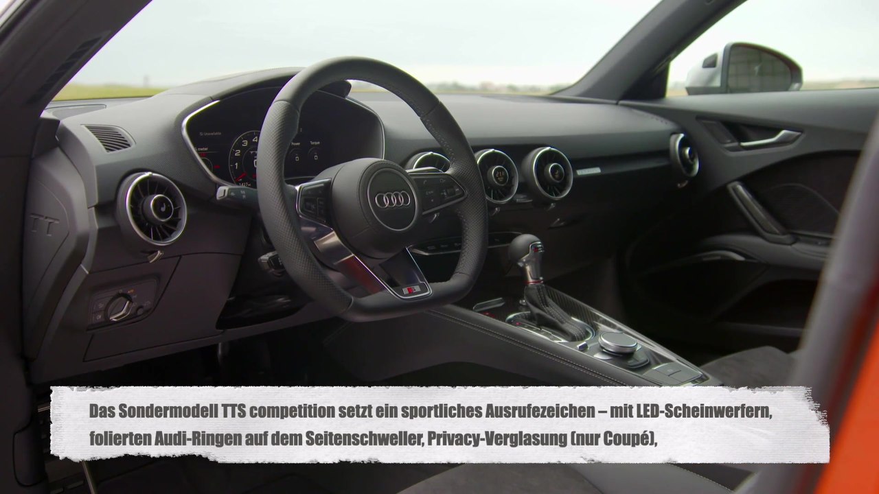 Der neue Audi TTS - Sportliches Highlight - Sondermodell „TTS competition“