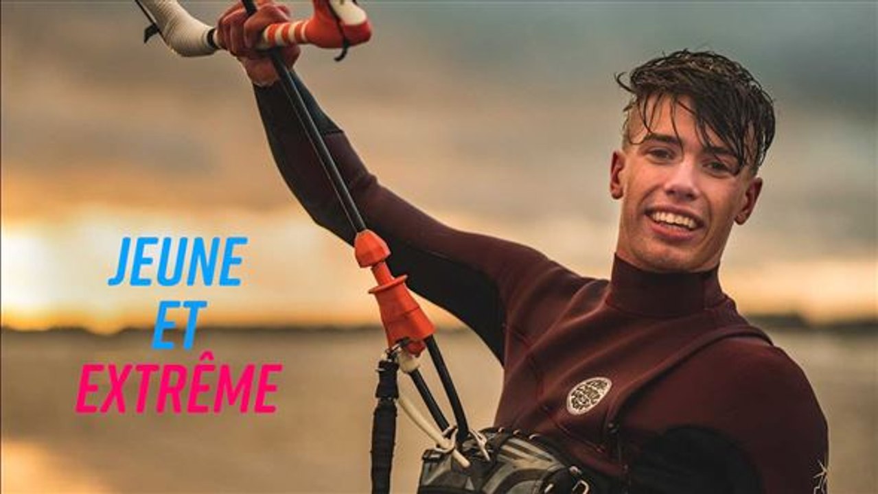 Le kitesurfer : danser avec les vagues