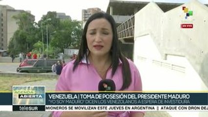 Todo listo para la juramentación del presidente Nicolás Maduro