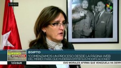 Misión diplomática de Cuba en Egipto respalda referendo constitucional