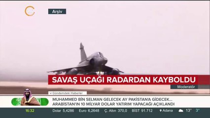 Savaş uçağı radardan kayboldu