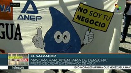 El Salvador: organizaciones piden aprobación de la Ley General de Agua