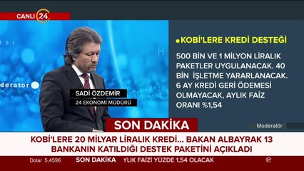 KOBİ'lere yeni kredi paketi açıklandı